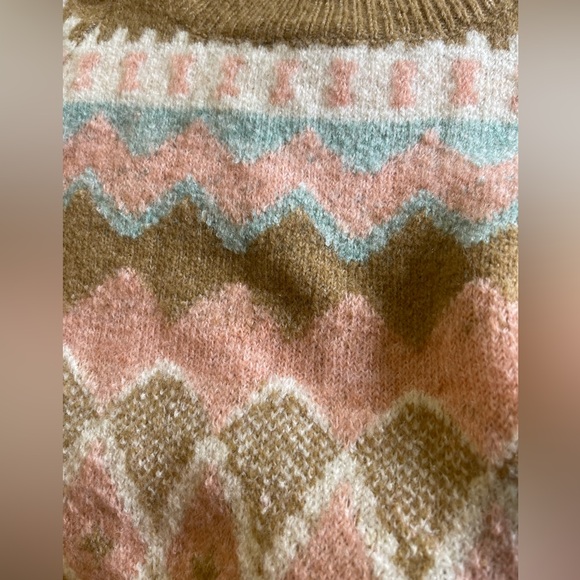 Dreamers Fair Isle Super Soft Sweater Sz L - Picture 5 of 7